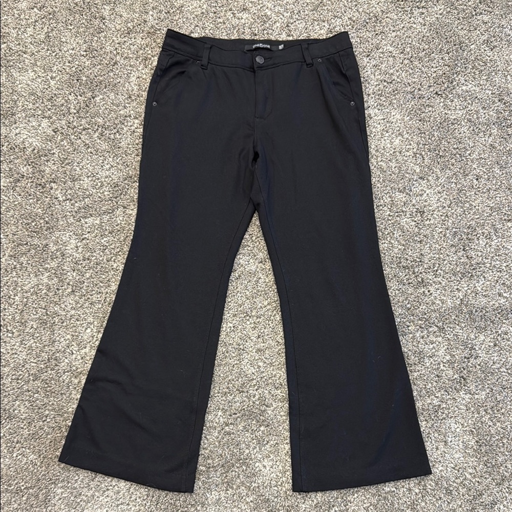 one 5 one Elegant Black Flare Pants